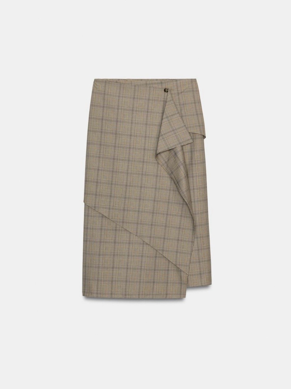 Zara collection plaid ruffled skirt - Picture 4 of 6